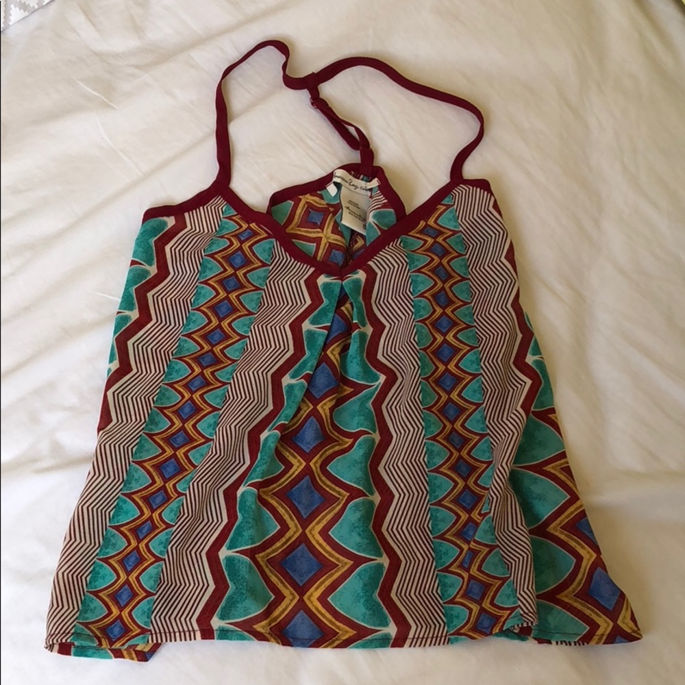 American rag tribal print tank top